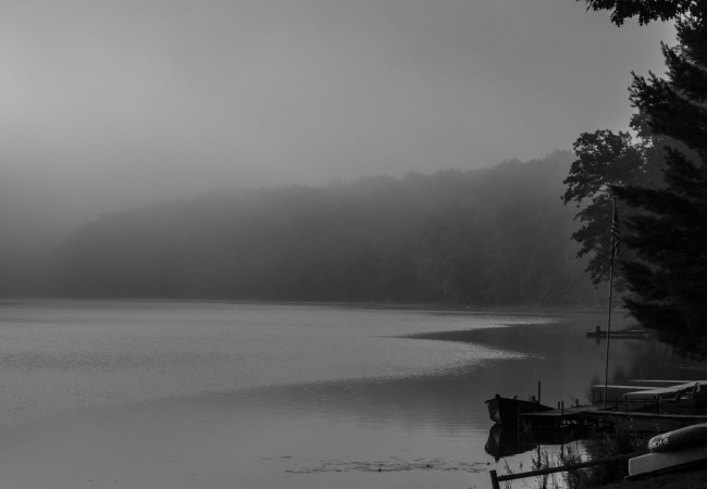 Morning Fog on Turtle Lake